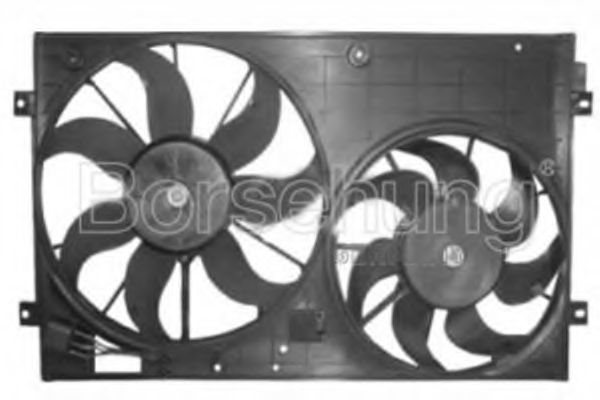 B11498 Ventilator, radiator Borsehung 