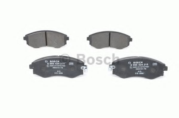 set placute frana,frana disc 4