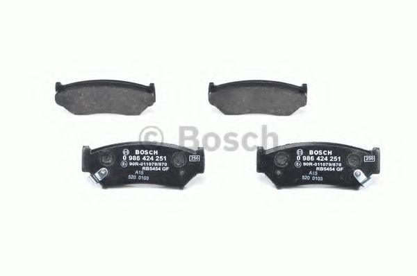 set placute frana,frana disc 4