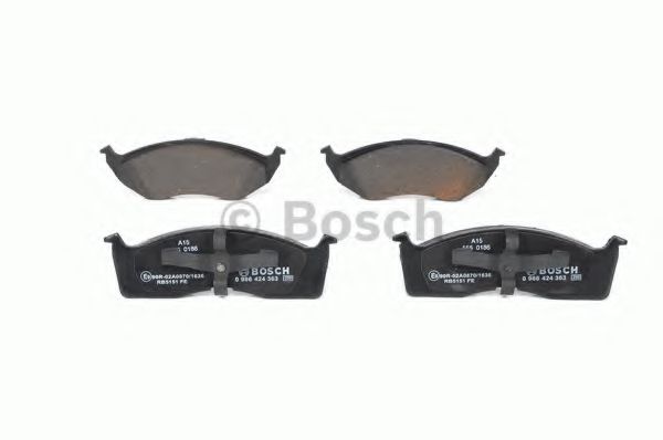 set placute frana,frana disc 4