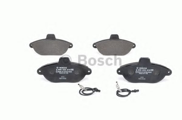 set placute frana,frana disc 4