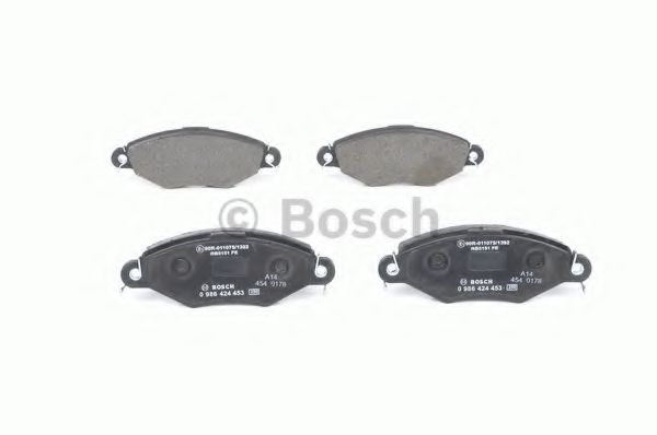 set placute frana,frana disc 4