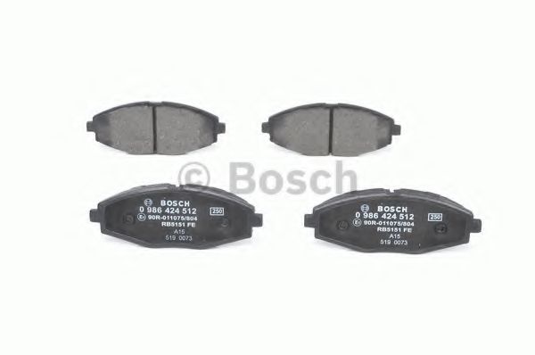 set placute frana,frana disc 6