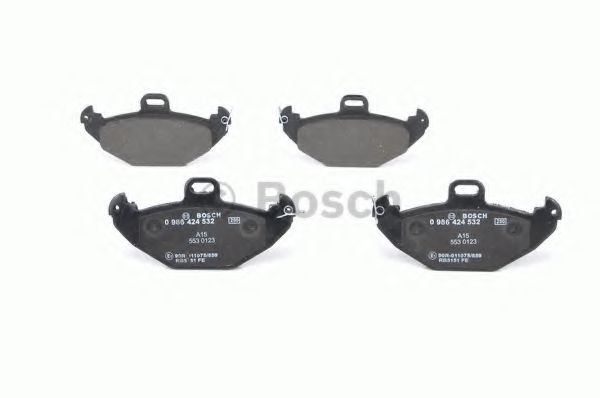 set placute frana,frana disc 4