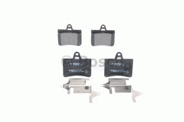 set placute frana,frana disc 4