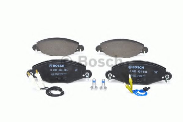 set placute frana,frana disc 4