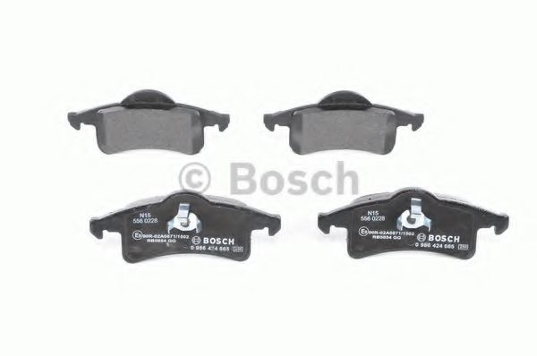 set placute frana,frana disc 4