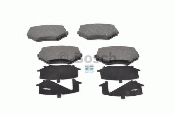 set placute frana,frana disc 8