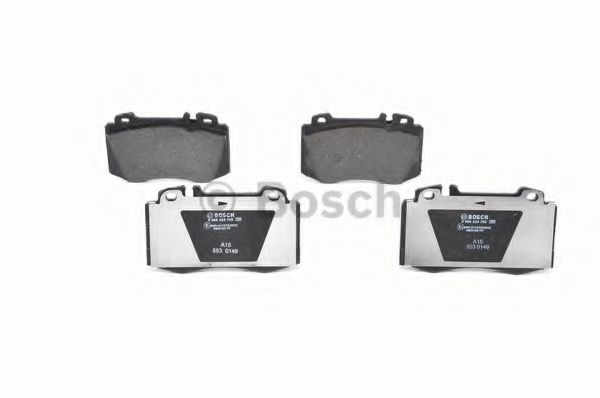 set placute frana,frana disc 4