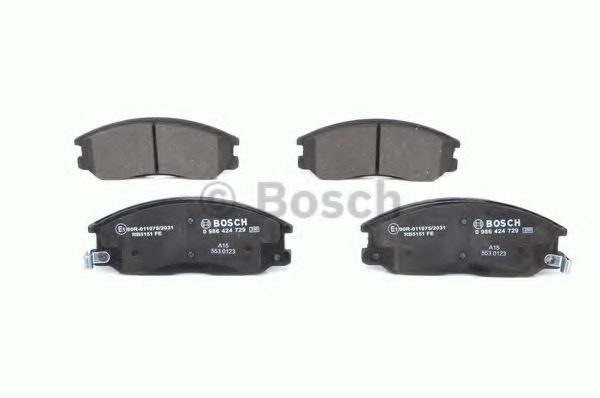 set placute frana,frana disc 4