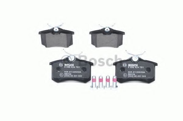 set placute frana,frana disc 4