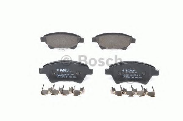 set placute frana,frana disc 4