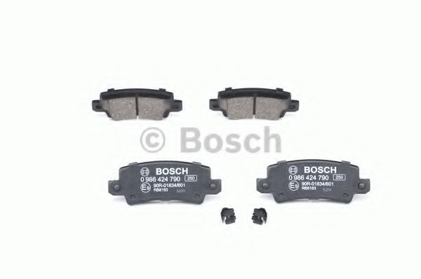 set placute frana,frana disc 4