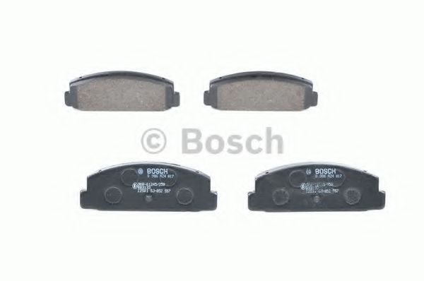 set placute frana,frana disc 4