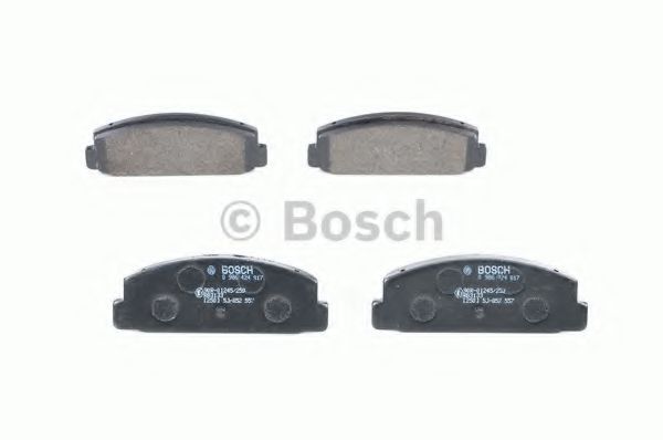 set placute frana,frana disc 6