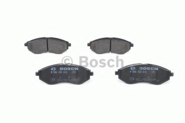 set placute frana,frana disc 4