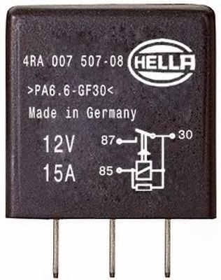 4RA 007 507-081 Releu, curent alimentare HELLA 