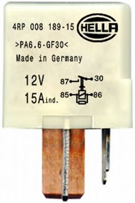 4RP 008 189-151 Releu, pompa combustibil HELLA 