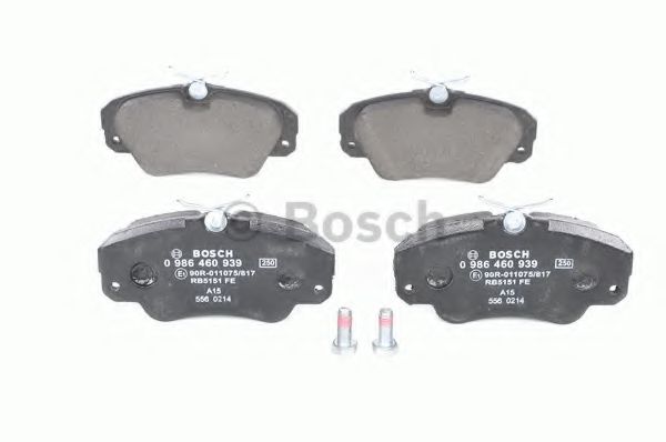 set placute frana,frana disc 4