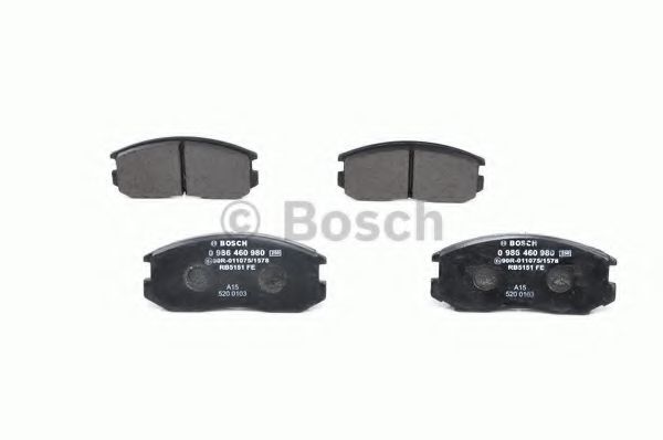 set placute frana,frana disc 4
