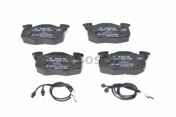 set placute frana,frana disc 3