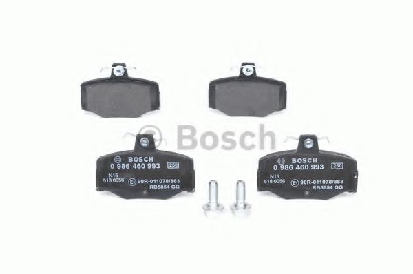 set placute frana,frana disc 4