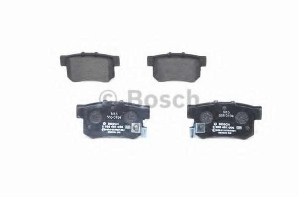set placute frana,frana disc 4