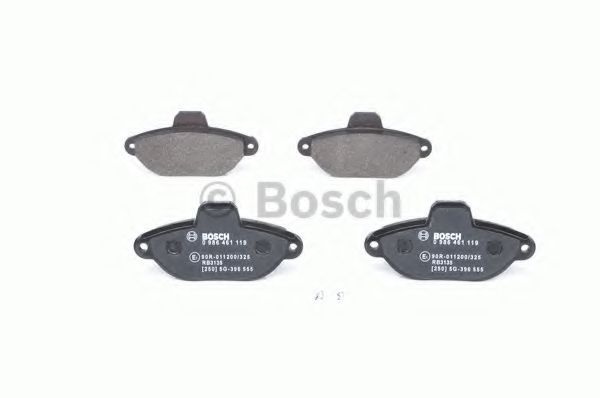 set placute frana,frana disc 4