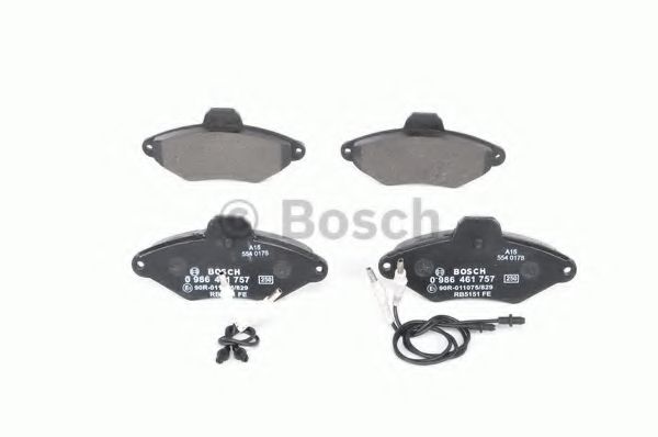 set placute frana,frana disc 4