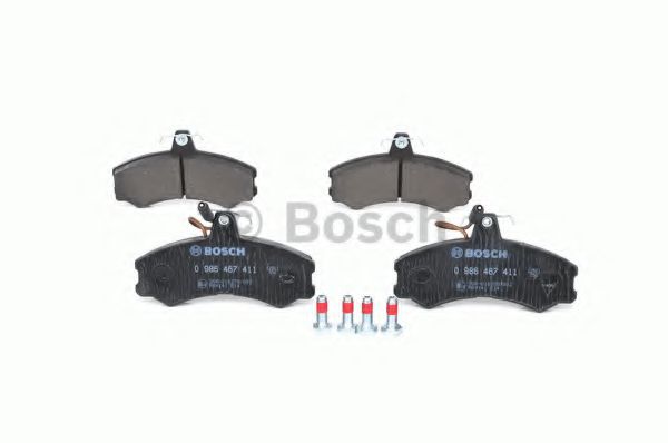 set placute frana,frana disc 4
