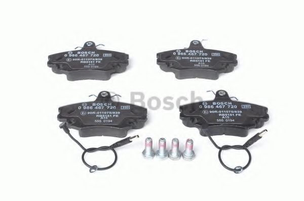 set placute frana,frana disc 3
