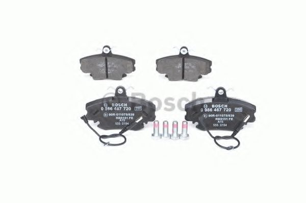 set placute frana,frana disc 4