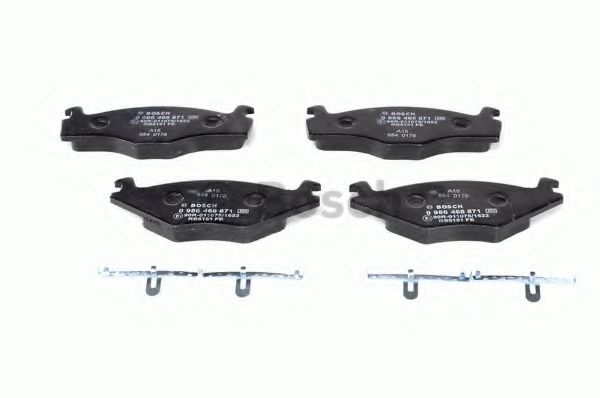 set placute frana,frana disc 3