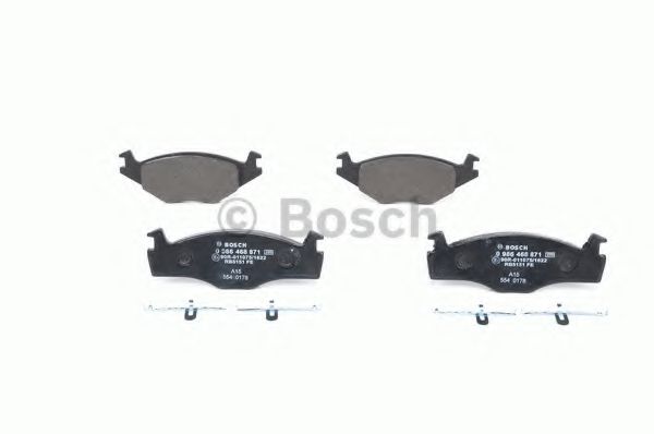 set placute frana,frana disc 4