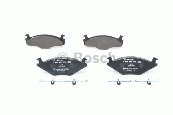 set placute frana,frana disc 4