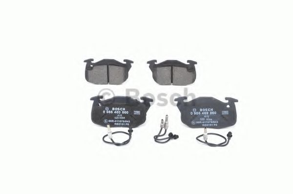 set placute frana,frana disc 4
