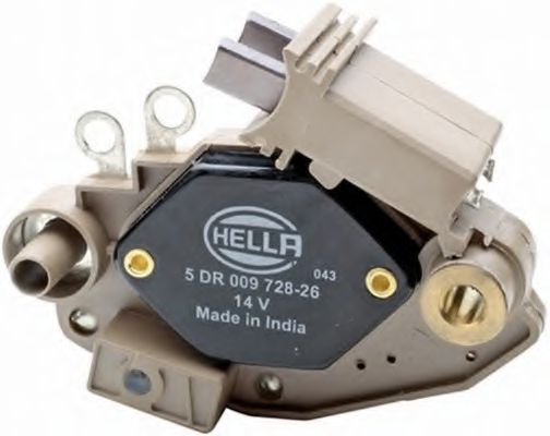 5DR 009 728-261 Regulator, alternator HELLA 