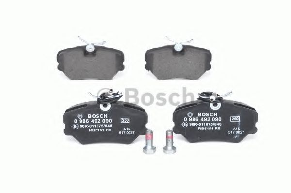 set placute frana,frana disc 4