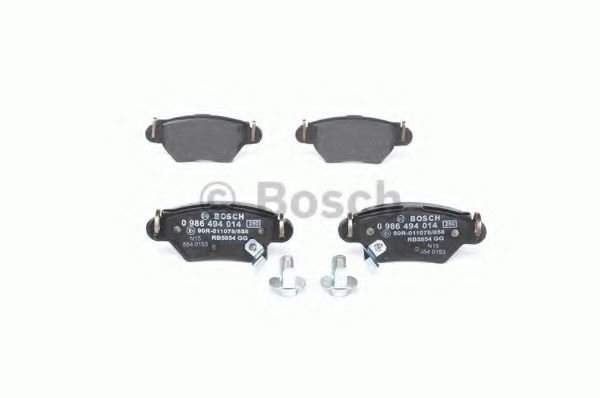 set placute frana,frana disc 4