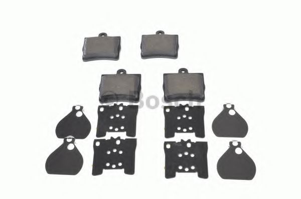 set placute frana,frana disc 8