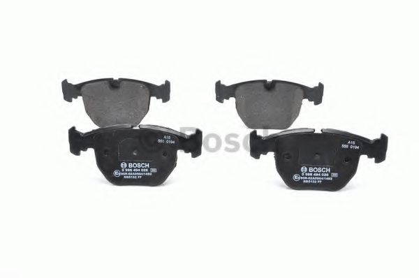 set placute frana,frana disc 6