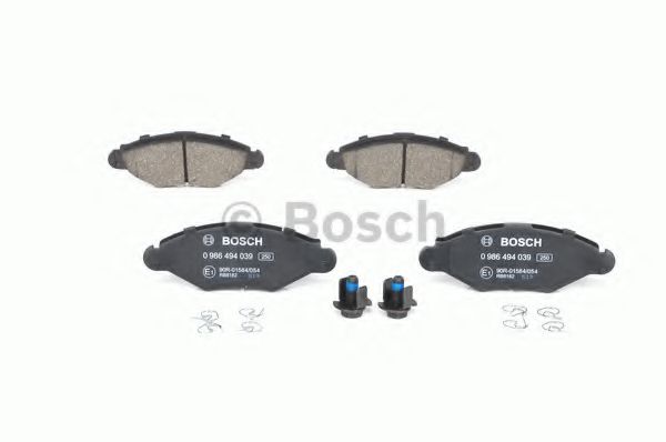 set placute frana,frana disc 4