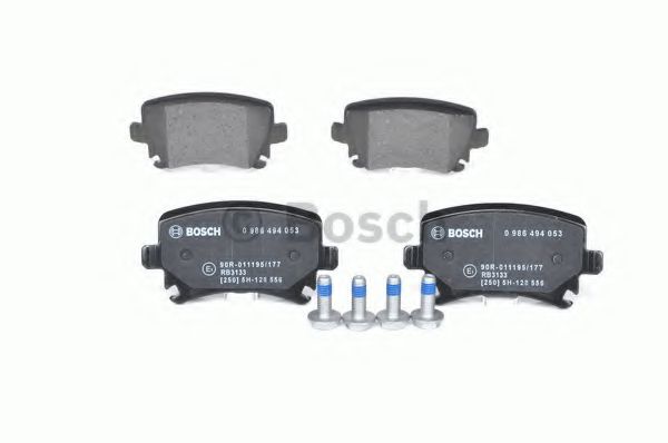 set placute frana,frana disc 4