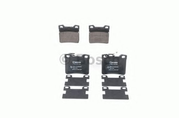 set placute frana,frana disc 4
