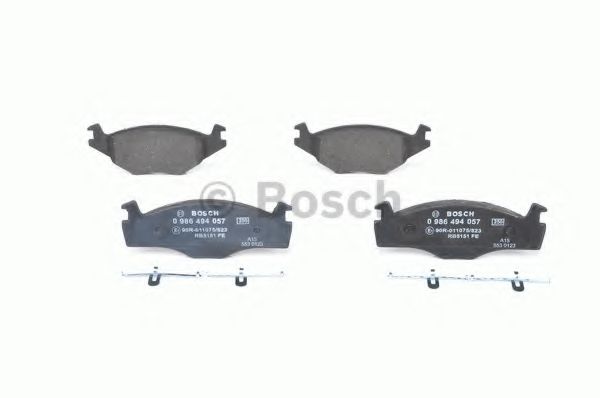 set placute frana,frana disc 4