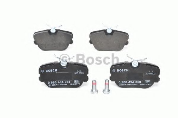 set placute frana,frana disc 4