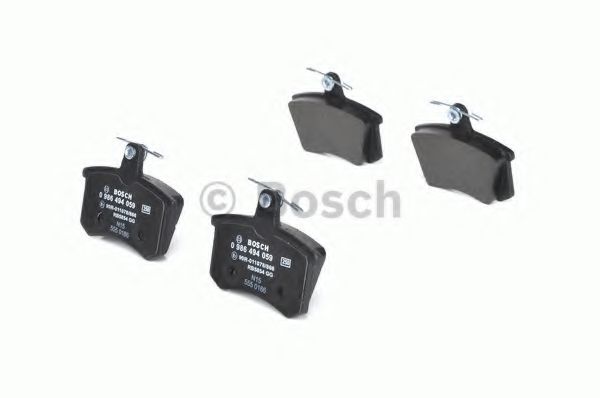 set placute frana,frana disc 2