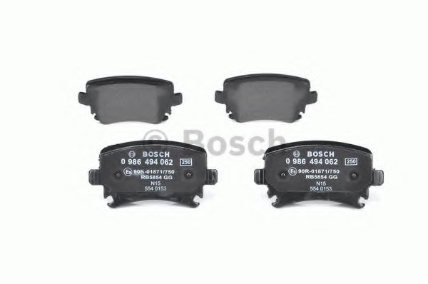 set placute frana,frana disc 4
