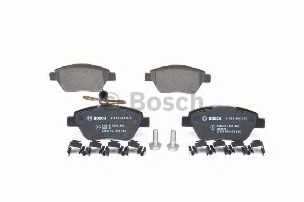 set placute frana,frana disc 4