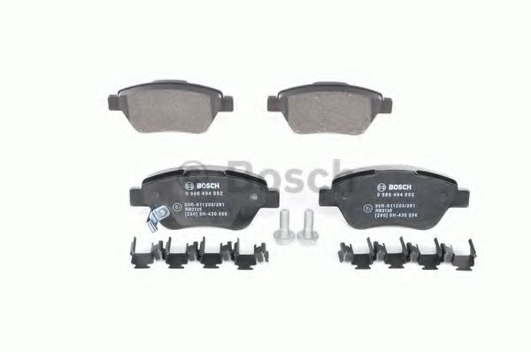 set placute frana,frana disc 4
